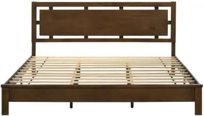 New Classic Furniture Gemini Ii  5/0 Q Panel Bed-Hb/Fb/Rails-Natural