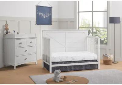 Oxford Baby Montauk 4 In 1 Crib Barn White