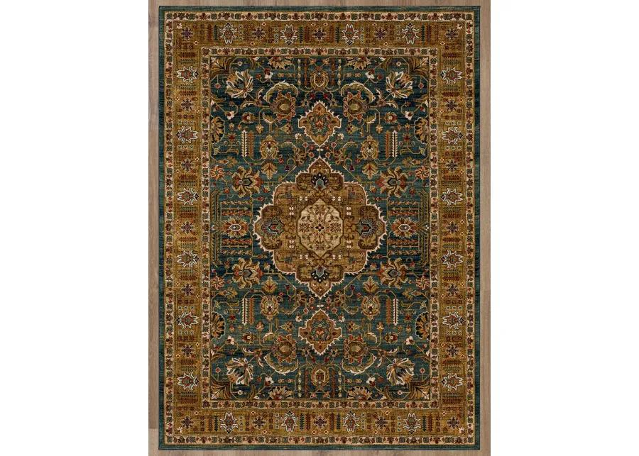 Spice Market Aksum Aquamarine 3' 5" X 5' 5" Rug