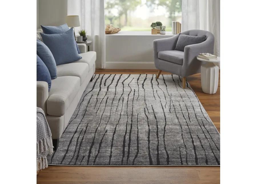 Kano 39LIF Gray/Black/Taupe 2'2" x 3' Rug