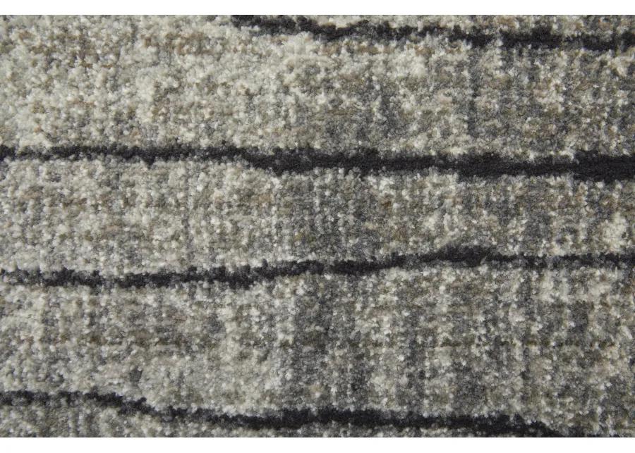 Kano 39LIF Gray/Black/Taupe 2'2" x 3' Rug