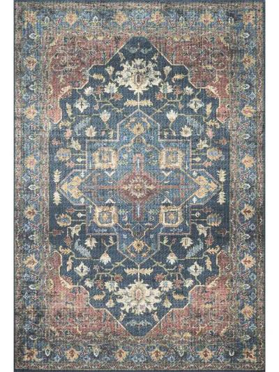 Skye SKY08 Denim/Brick 3'6" x 5'6" Rug