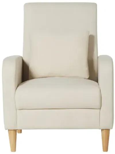 Modern Upholstered Accent Chair with Pillow