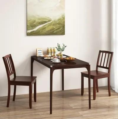 Hivvago Wood Dining Chair Set of 2 with Rubber Wood Legs