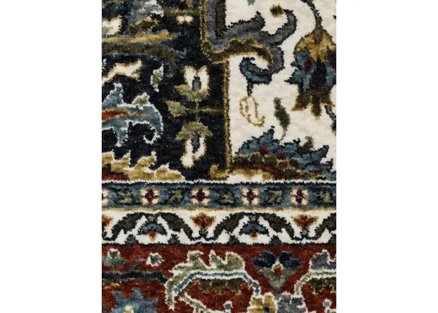 Vivian 2'3" x 7'6" Navy Rug