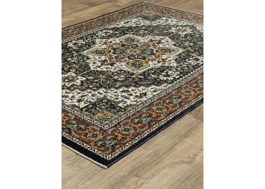 Vivian 2'3" x 7'6" Navy Rug