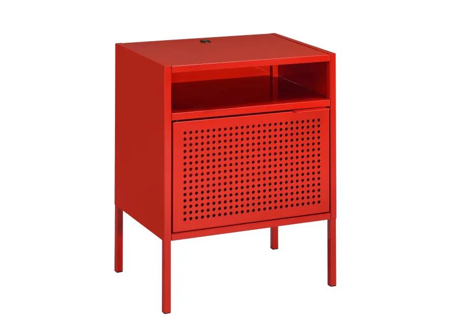 Gemma Nightstand in Red