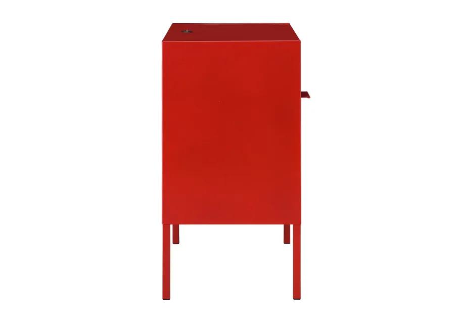 Gemma Nightstand in Red