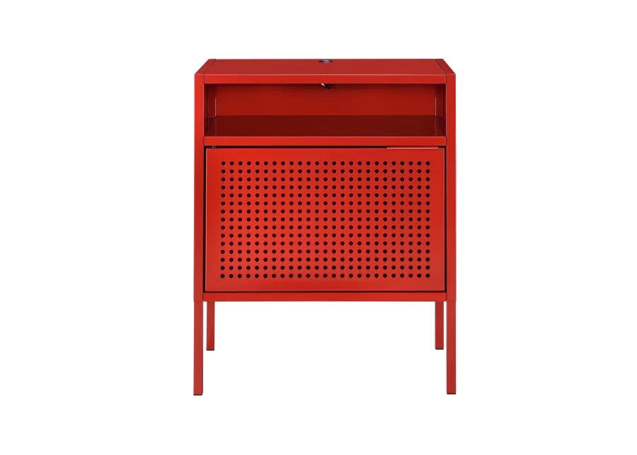 Gemma Nightstand in Red