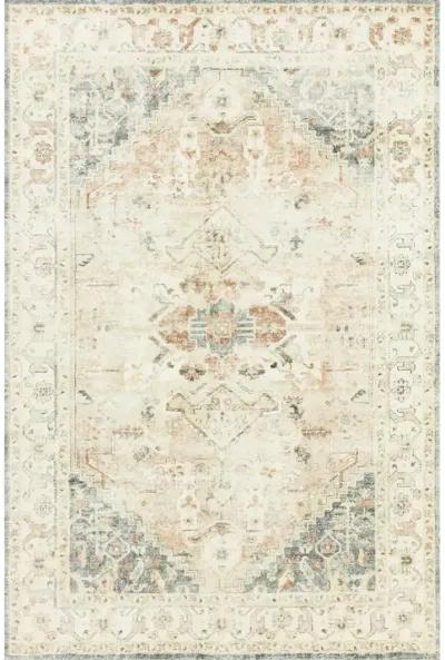 Rosette ROS06 Clay/Ivory 5' x 7'6" Rug