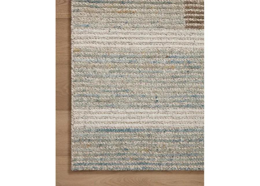 Stiles STI-02 Tobacco / Lagoon 2''6" x 9''9" Rug by