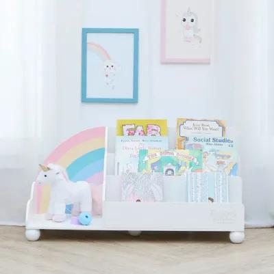 Fantasy Fields -  Rainbow Wooden Display Bookcase - White