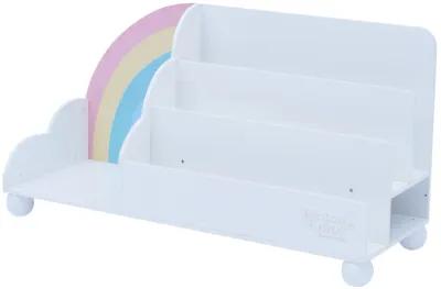 Fantasy Fields -  Rainbow Wooden Display Bookcase - White