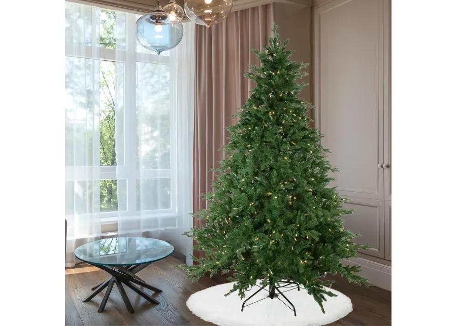 6.5' Pre-Lit Full Minnesota Balsam Fir Artificial Christmas Tree - Clear LED Lights