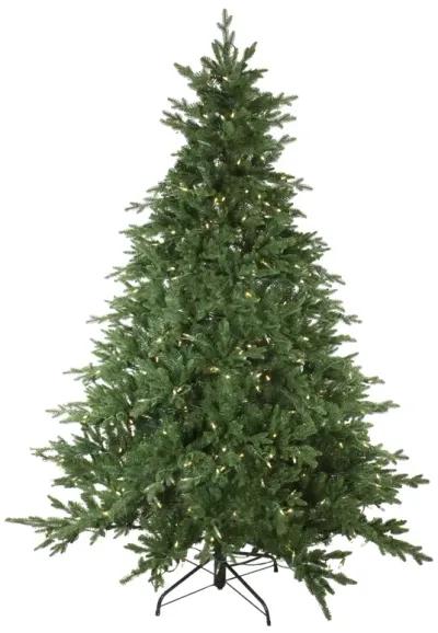 6.5' Pre-Lit Full Minnesota Balsam Fir Artificial Christmas Tree - Clear LED Lights