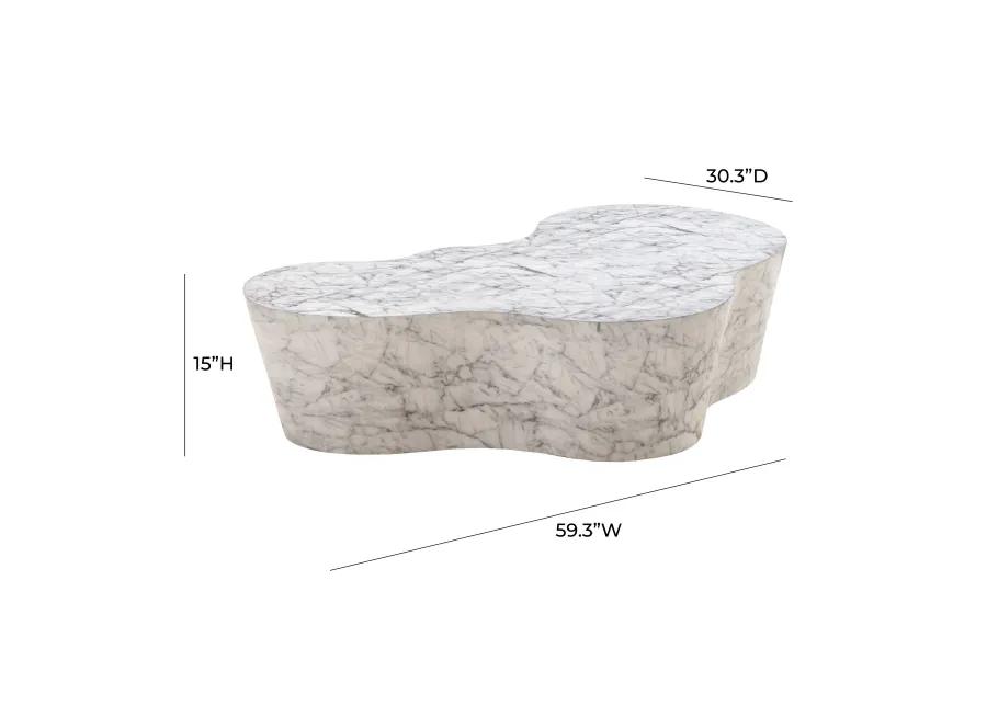 Slab Marble Coffee Table