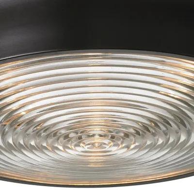 Chadwick 15'' Wide 3-Light Oiled Bronze Flush Mount