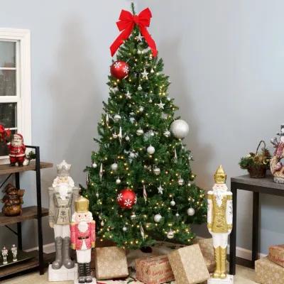 Sunnydaze Tannenbaum Indoor Unlit Artificial Christmas Tree - 7 ft