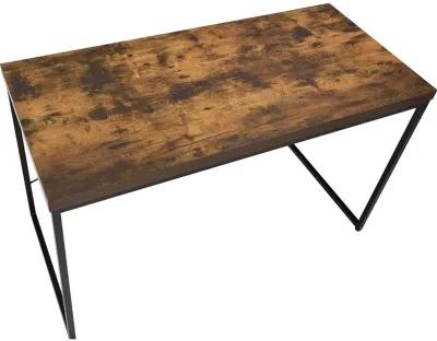 Bob Desk in Weathered Oak & Black 92396