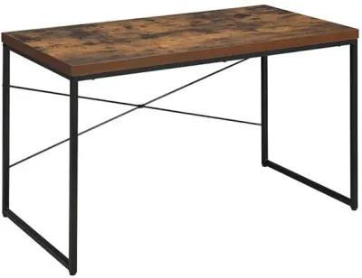 Bob Desk in Weathered Oak & Black 92396