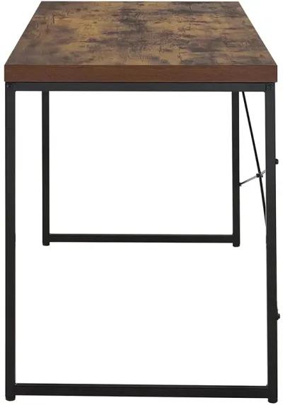 Bob Desk in Weathered Oak & Black 92396