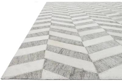 Dorado DB01 Grey/Ivory 2'6" x 8' Rug