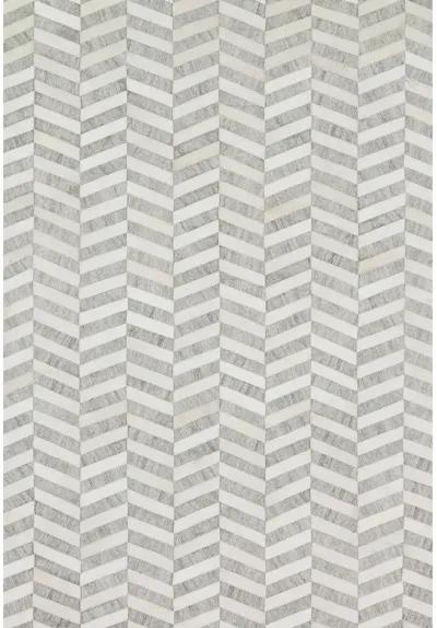 Dorado DB01 Grey/Ivory 2'6" x 8' Rug