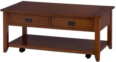 Jofran Mission 44 Oak Coffee Table