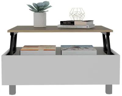 Aran Lift Top Coffee Table White