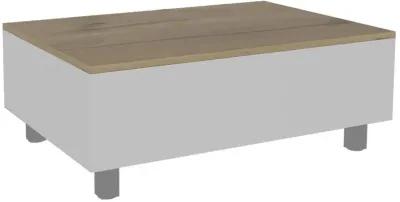 Aran Lift Top Coffee Table White