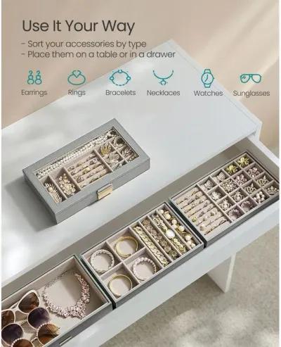 Stackable Jewelry Trays – Space-Saving and Elegant Storage for Accessories