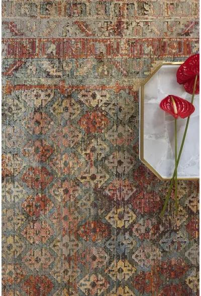 Javari JV03 Slate/Berry 5'3" x 7'4" Rug