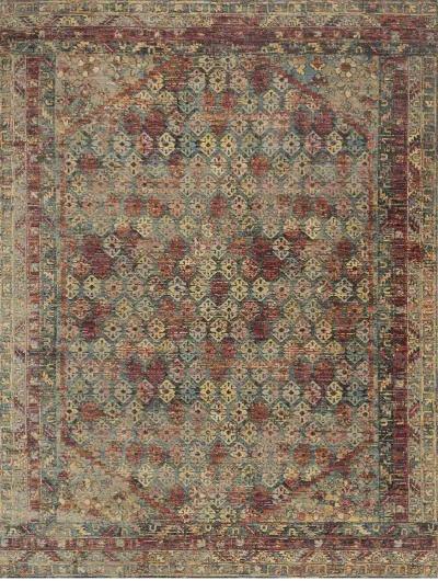 Javari JV03 Slate/Berry 5'3" x 7'4" Rug