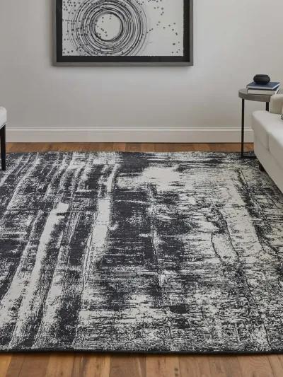 Coda 8929F 2' x 3' Black/White Rug