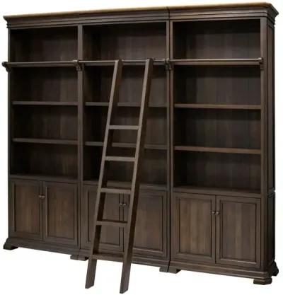 Executive Bookcase Wall/Ladder