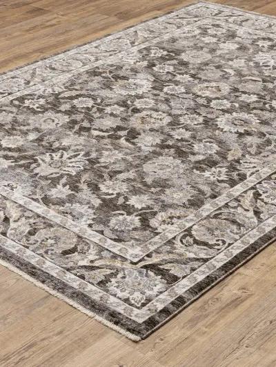 Maharaja 2' x 3' Charcoal Rug