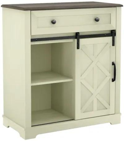 FESTIVO Rustic Chic Wine Cabinet with Glass Holder & Wine Rack