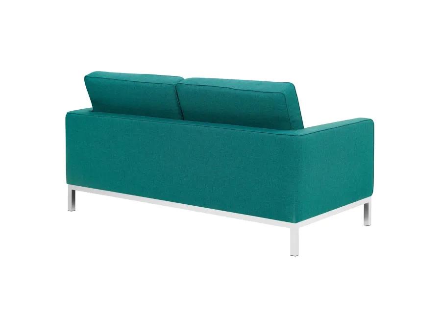 Loft Upholstered Fabric Loveseat