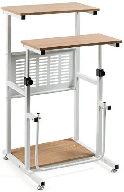 Height Adjustable Stand Up Desk Computer Workstation