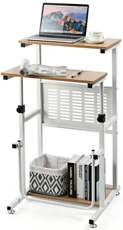 Height Adjustable Stand Up Desk Computer Workstation