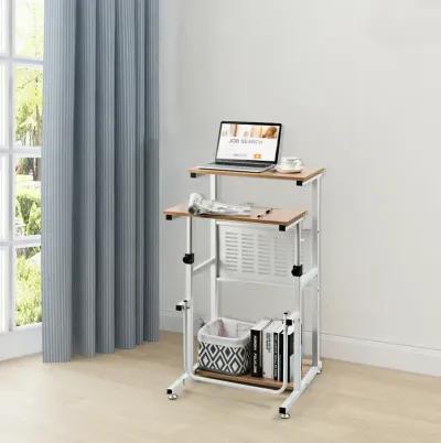 Height Adjustable Stand Up Desk Computer Workstation