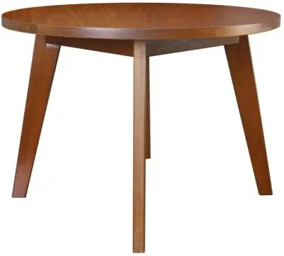 Genuine 24" Round Coffee Table with Solid American Gum - Sweet Oak