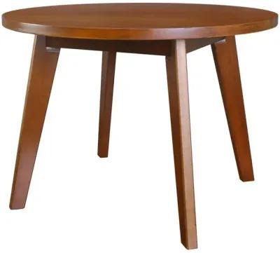 Genuine 24" Round Coffee Table with Solid American Gum - Sweet Oak