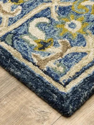 Alfresco 3'6" x 5'6" Navy Rug