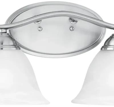 Prestige 17'' Wide 2-Light Silver Vanity Light