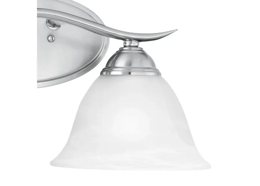 Prestige 17'' Wide 2-Light Silver Vanity Light