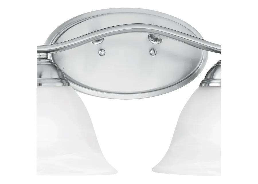 Prestige 17'' Wide 2-Light Silver Vanity Light