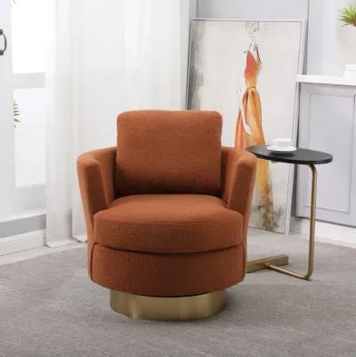 Swivel Barrel Chair for Living Room or Bedroom