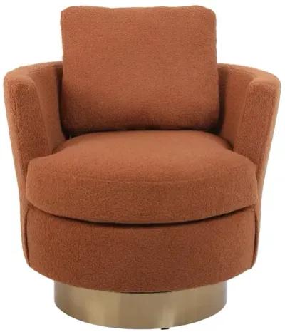 Swivel Barrel Chair for Living Room or Bedroom