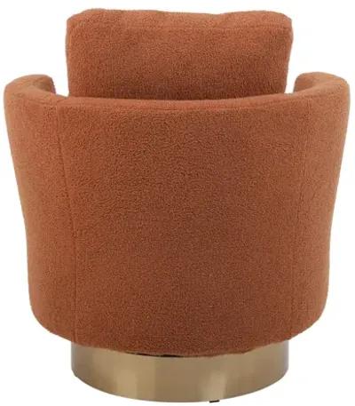 Swivel Barrel Chair for Living Room or Bedroom